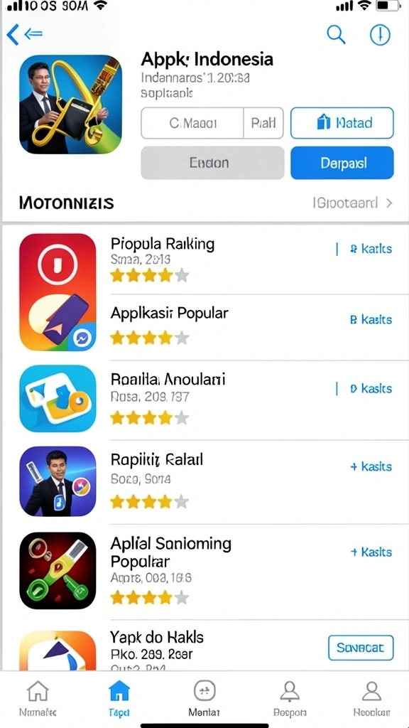 dmd999 - Tampilan menu utama yang interaktif.