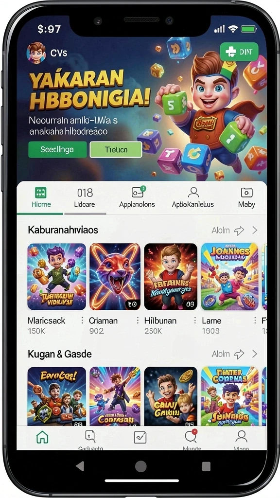 rprprp - Screenshot menampilkan karakter utama dalam aksi menarik.