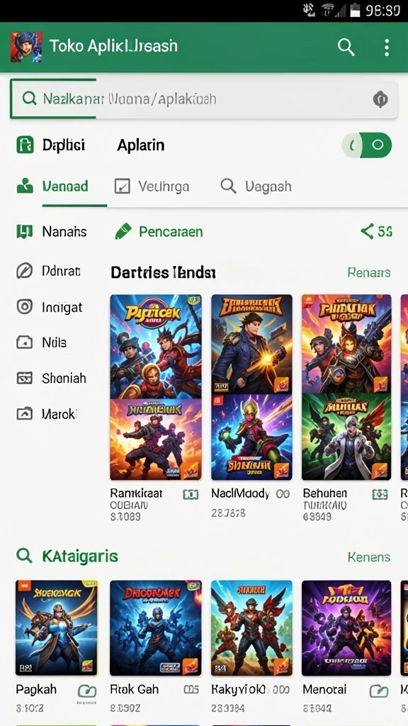toto1000 - Tangkapan layar menunjukkan karakter utama dalam aksi.